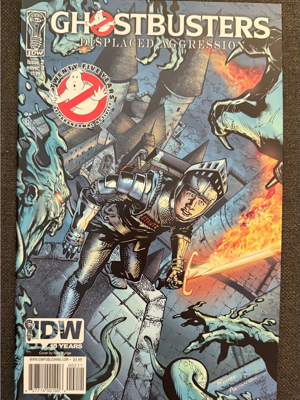 Ghostbusters: Displaced Aggression #2 Cover B, IDW, 2009; Scott Lobdell